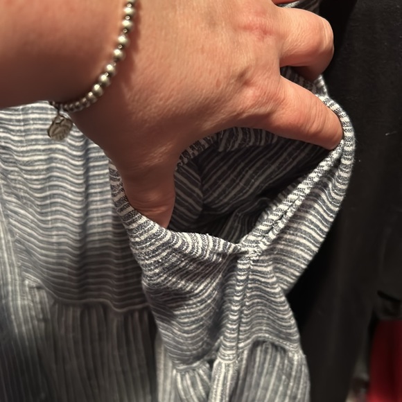 Adorable Pinstripes J. Crew dress w/pockets! - Picture 3 of 4